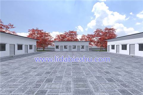 非洲住房-中式风格-1层-60㎡